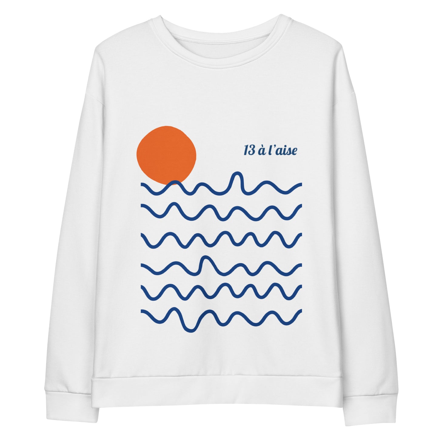 Sweat-shirt over sea - modèle méditerranée