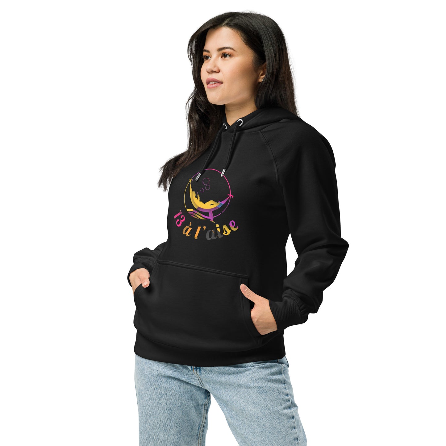 Sweat-shirt à capuche 13 à l'aise colorful