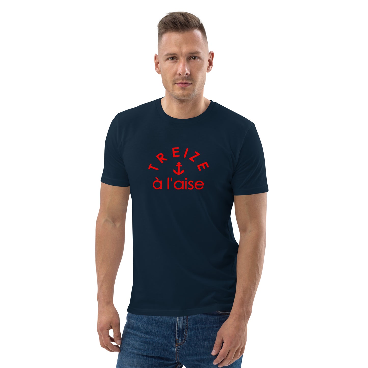 Tee-shirt manches courtes Ancre marine